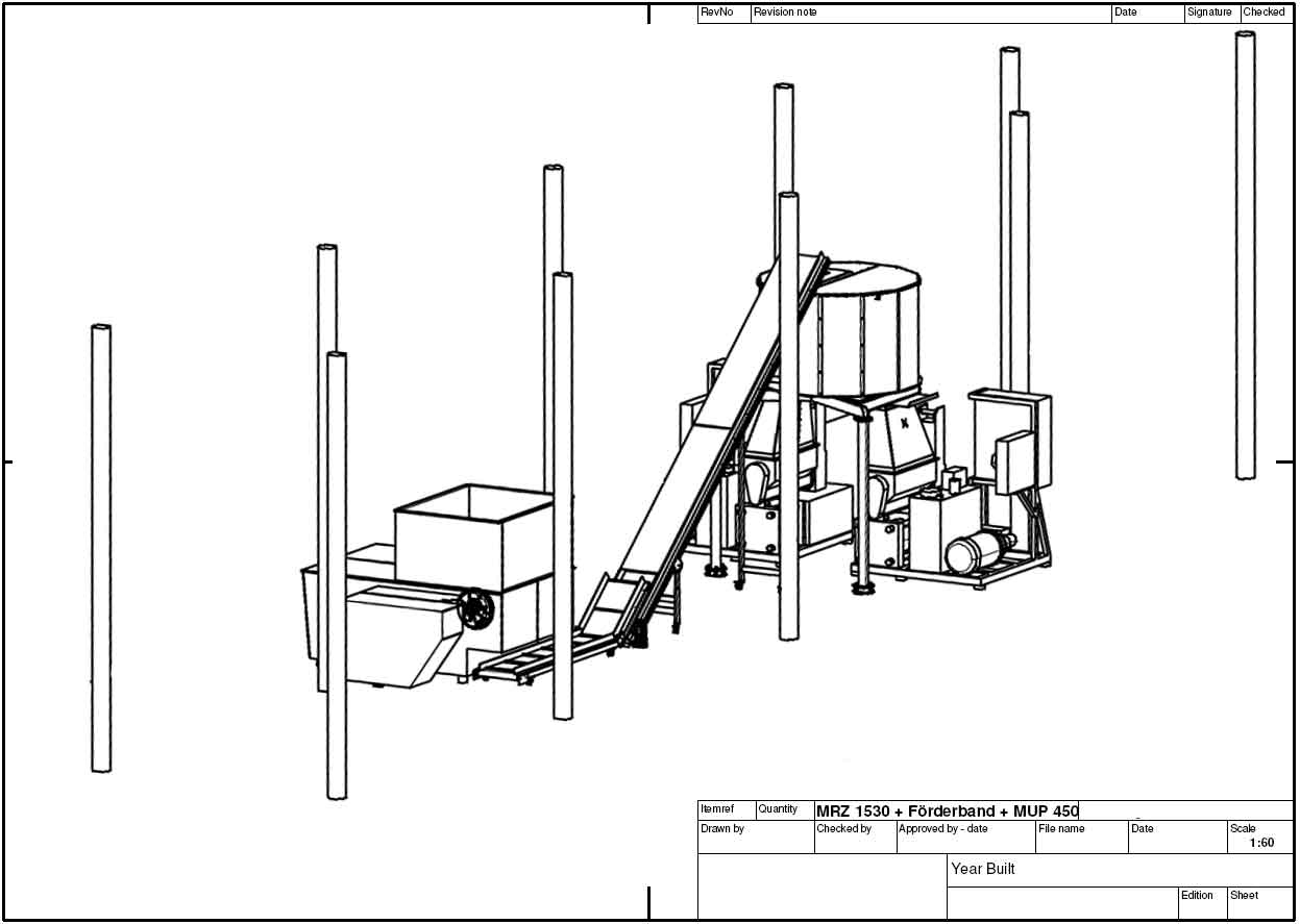 Anlage in Kundenhalle