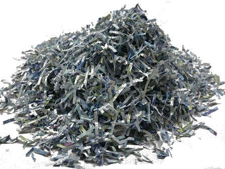 shredded banknotes