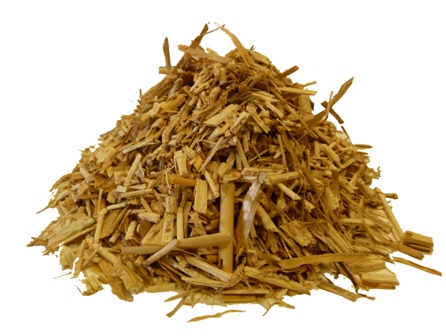 shredded miscanthus